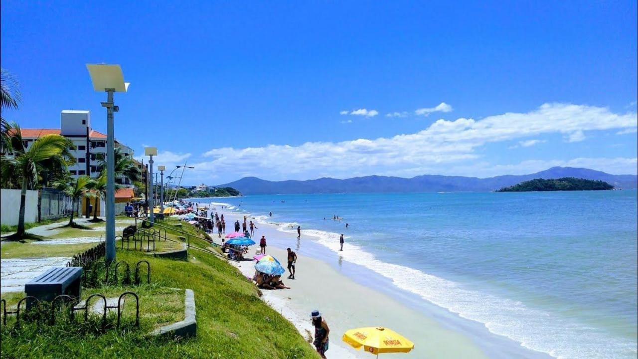Apartamento Com Vista Do Mar Em Residencial Com Piscina Florianopolis Exterior photo